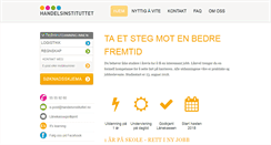 Desktop Screenshot of handelsinstituttet.no