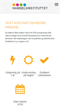 Mobile Screenshot of handelsinstituttet.no